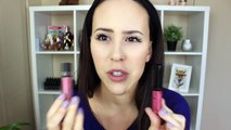 Half Half NYX Xtreme Lip Cream vs Sephora Luster Matte Long Wear Lip Color