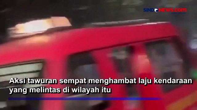 Diduga Janjian di Medsos, 2 Kelompok Remaja Tawuran di Pasar Rebo