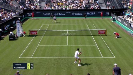Raonic wins on return from two-year injury absence