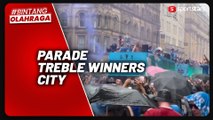 Manchester Membiru Sambut Parade Treble Winners Man City