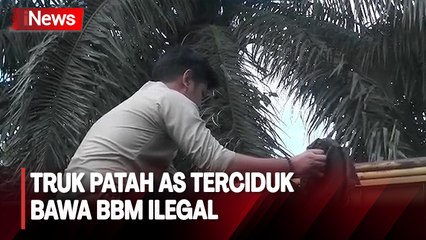 Gegara Patah As, Polisi Temukan Truk Angkut 6 Ton BBM Ilegal di Jalinsum