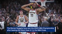 Breaking News - Denver Nuggets win NBA title