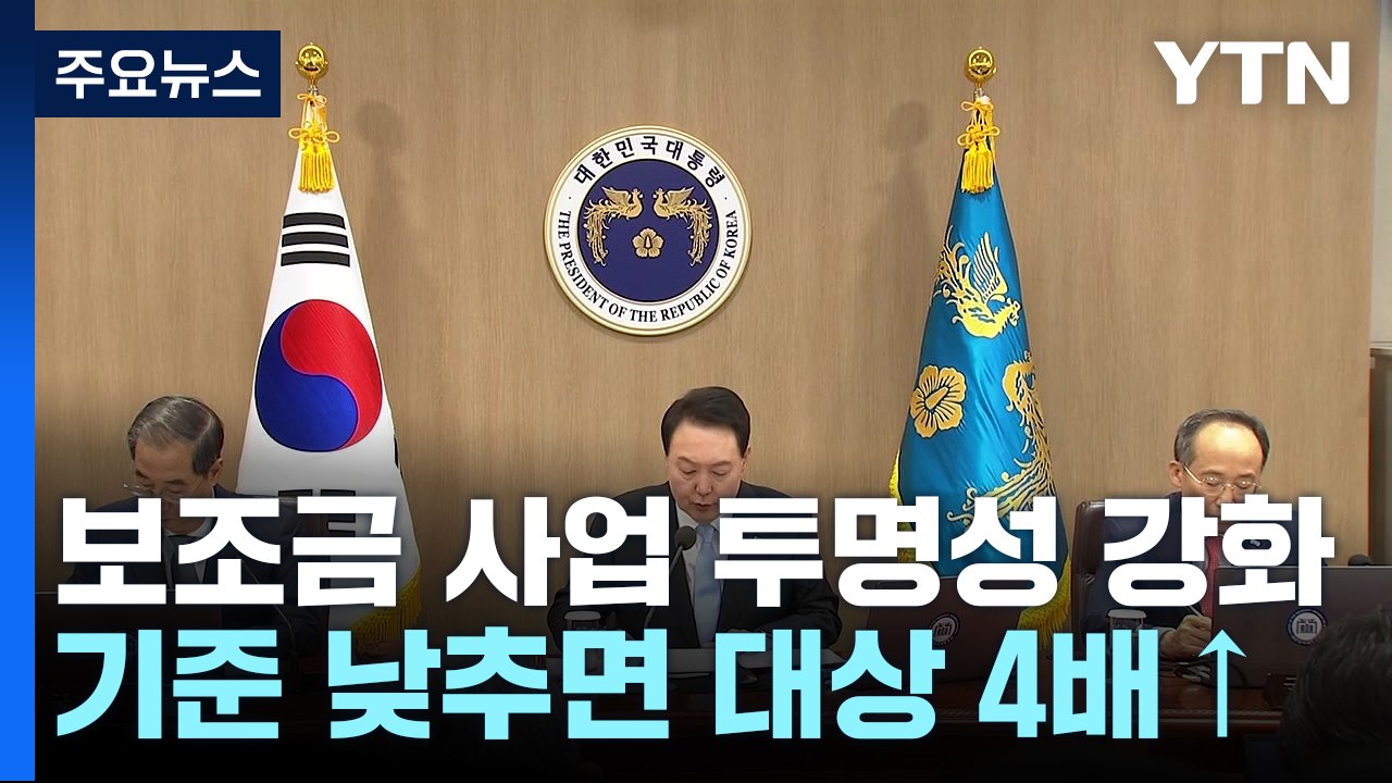외부검증 받는 보조금 기준 3억→1억 원으로 강화 / YTN