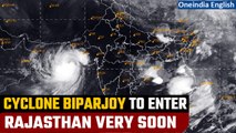 Cyclone Biparjoy likely to enter Rajasthan, many trains cancelled by railways | Oneindia News