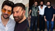 Karan Deol  की Sangeet  Ceremony में एक साथ नजर आए Sunny Deol, Bobby Deol और Abhay Deol, Viral Video