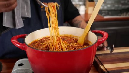 The Only Homemade Spaghetti Recipe You'll Ever Need | SmokinandGrillinwithAB | Viral | Trending |