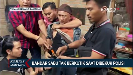 Bandar Sabu Tak Berkutik saat Dibekuk Polisi di Menggala Tulang Bawang Lampung