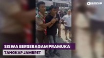 Detik-Detik Siswa Pramuka Tangkap dan Selamatkan Jambret dari Amukan Warga di Kemayoran