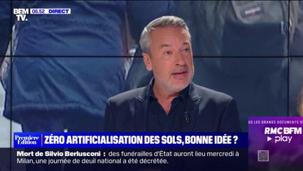 ÉDITO - Zéro artificialisation nette: "L'idée, c'est que d'ici 2050, chaque m² bétonné soit totalement compensé"