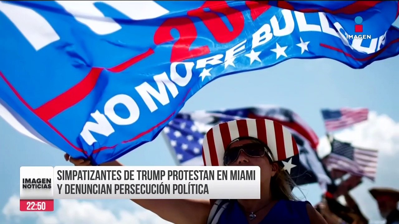 Trump aterriza en Miami para comparecer en caso de documentos clasificados