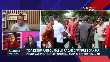 PDIP Lirik Ketum Parpol Masuk Radar Bakal Cawapres Ganjar, Pengamat: PDIP Butuh Tambahan Amunisi