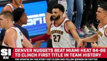 Nikola Jokic Leads Denver Nuggets to First Title in Team History