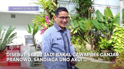 Kata Sandiaga Uno soal Masuk Radar Bakal Cawapres Ganjar