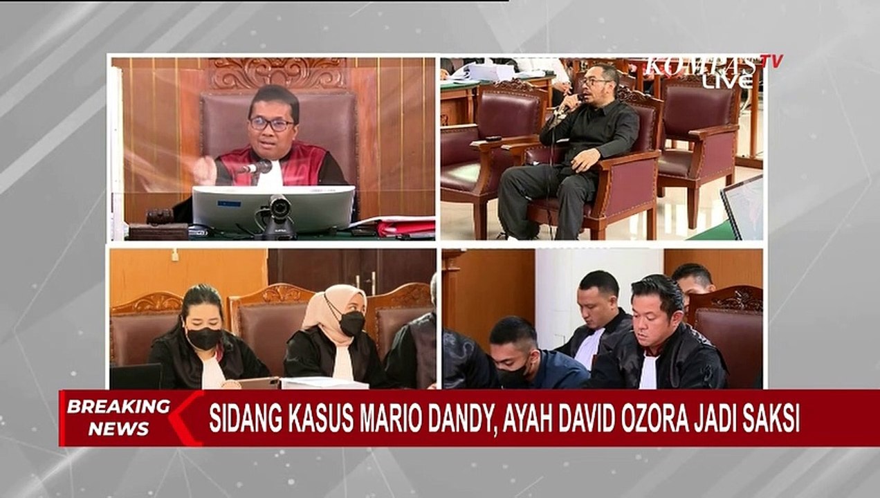Begini Ekspresi Mario Dandy saat Ayah David Ozora Jelaskan Kondisi Putranya Usai Dianiaya