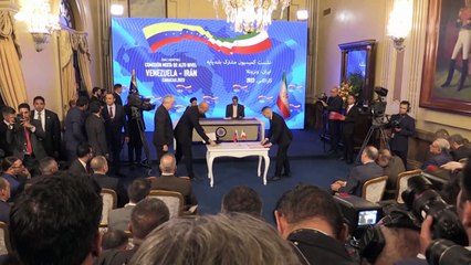Irán y Venezuela refuerzan cooperación en Caracas ante "enemigos comunes"