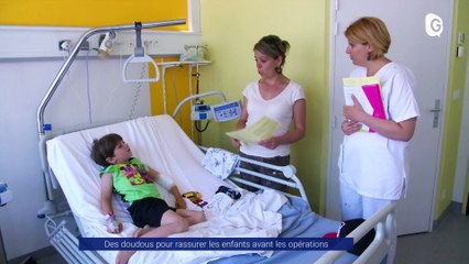 Reportage - Des peluches pour rassurer les enfants avant les opérations - Reportages - TéléGrenoble