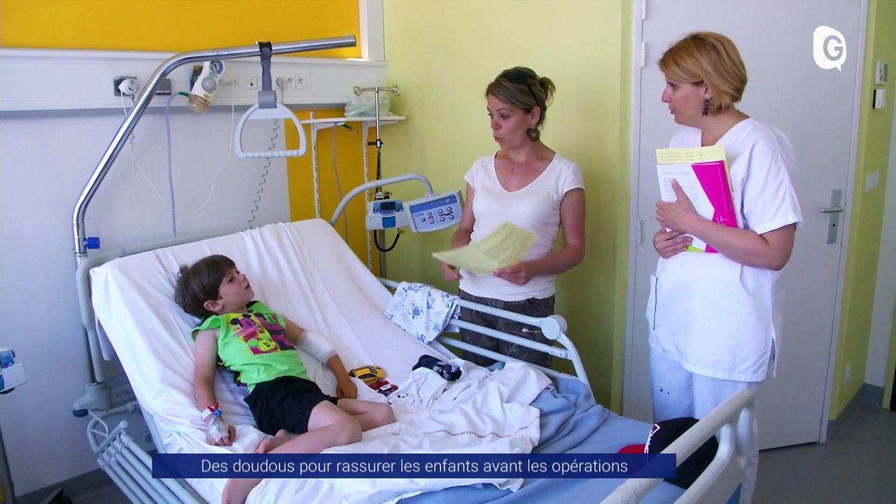 Reportage - Des peluches pour rassurer les enfants avant les opérations