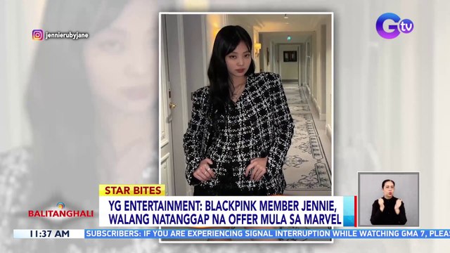 Blackpink member Jennie, walang natanggap na offer mula sa Marvel — YG Entertainment | BT