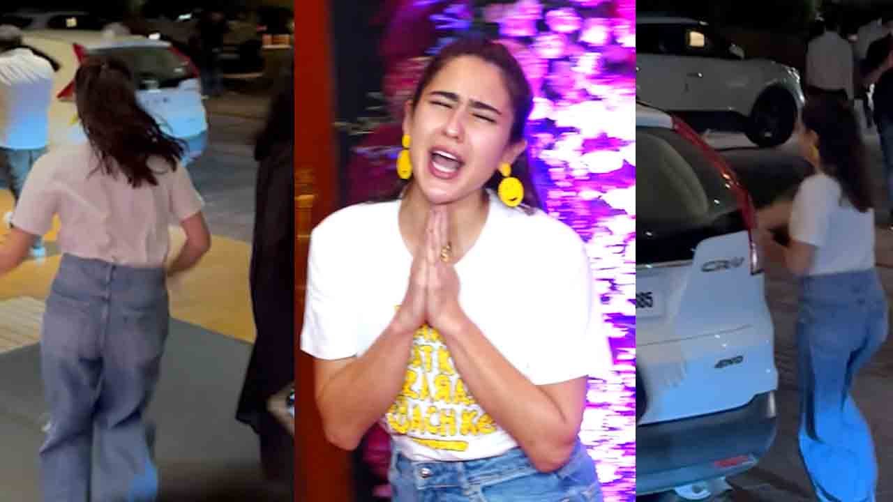 Sara Ali Khan अपनी Film Zara Hatke Zara Bachke की Success Party से भागीं, Video Viral  | FilmiBeat