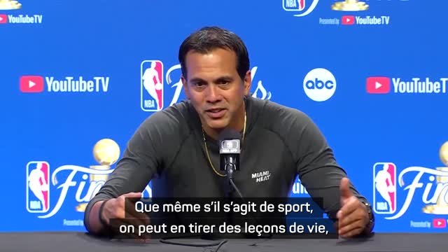 Heat - Spoelstra : Même s'il s'agit de sport, on peut en tirer des leçons de vie