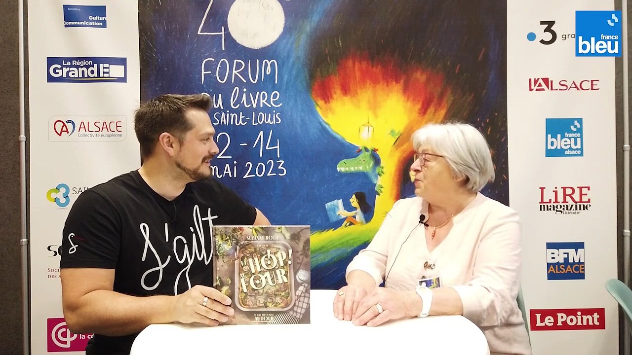 Recettes au four avec Suzanne Roth au Forum du Livre de Saint-Louis