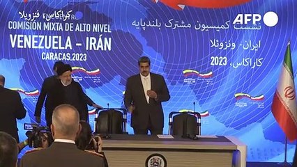 الرئيس الإيراني في فنزويلا يؤكد "الصداقة" بين البلدين بوجه "أعداء مشتركين"