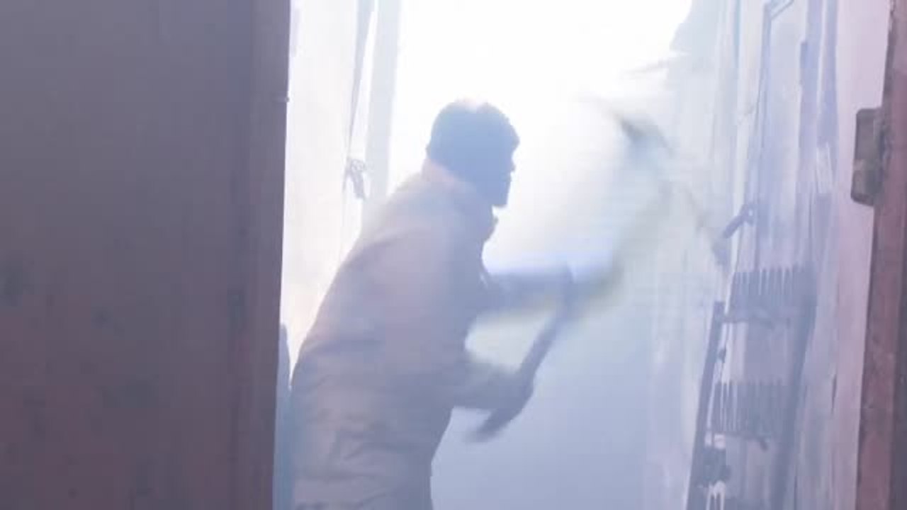 Un incendio destruye el mercado de Delmas de Puerto Príncipe (Haití)