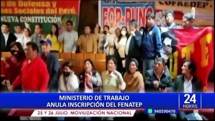 Pedro Castillo: declaran nula inscripción de sindicato FENATEPERÚ