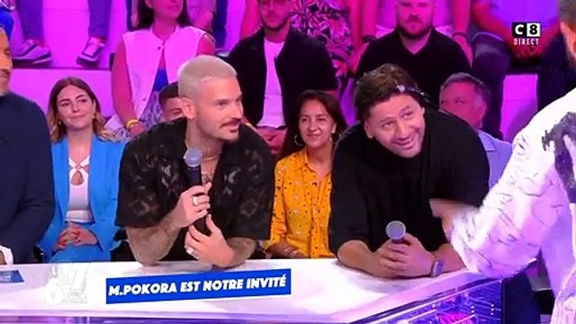 Le chanteur M Pokora reforme le groupe Linkup avec Lionel Tim en direct sur le plateau de Touche pas à mon poste sur C8 - Regardez