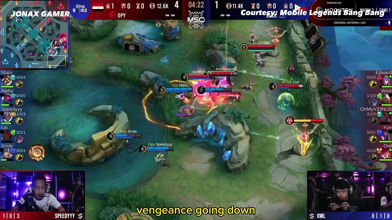 Knock out Stage, Game 1[MSC 2023] Blacklist Vs OPY - Mobile Legends