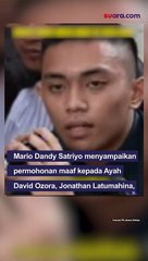 Di Persidangan, Mario Dandy Minta Maaf ke Ayah David Ozora