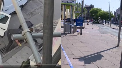 مراسل #العربية: حوادث #نوتنغهام مرتبطة وحتى الآن تم اعتقال شخص واحد فقط  #بريطانيا