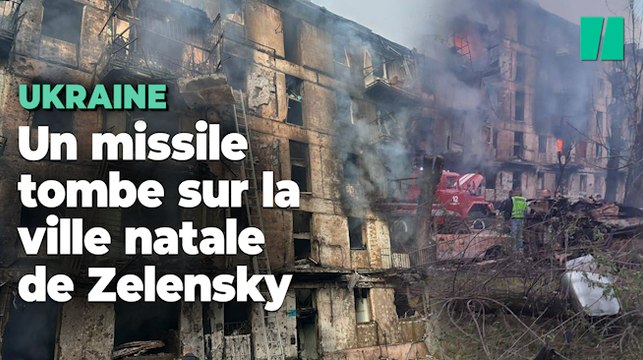 En Ukraine, des frappes russes font six morts à Kryvyï Rig, ville natale de Volodymyr Zelensky