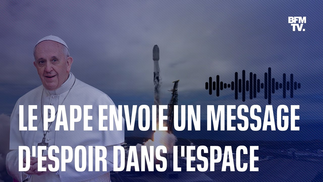 Un message du pape, gravé sur un nanolivre, a été envoyé dans l’espace