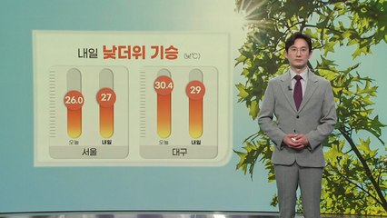 [날씨] 내일도 예년 여름더위...밤사이 곳곳 소나기 / YTN