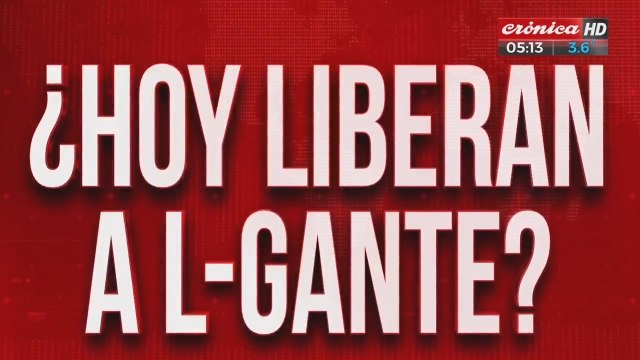 ¿Liberan a L-Gante? El músico podría recuperar la libertad en las próximas horas
