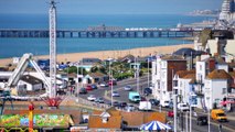 Spectacular views over Hastings, East Sussex, from East Hill