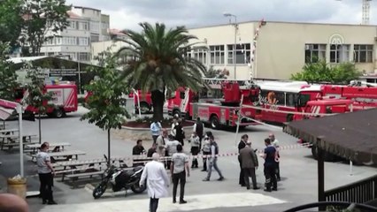 Çapa Tıp Fakültesi'nde korkutan yangın!