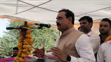 मंत्री डॉ. मिश्रा ने चिरौल-हिनौतिया सड़क का किया भूमिपूजन