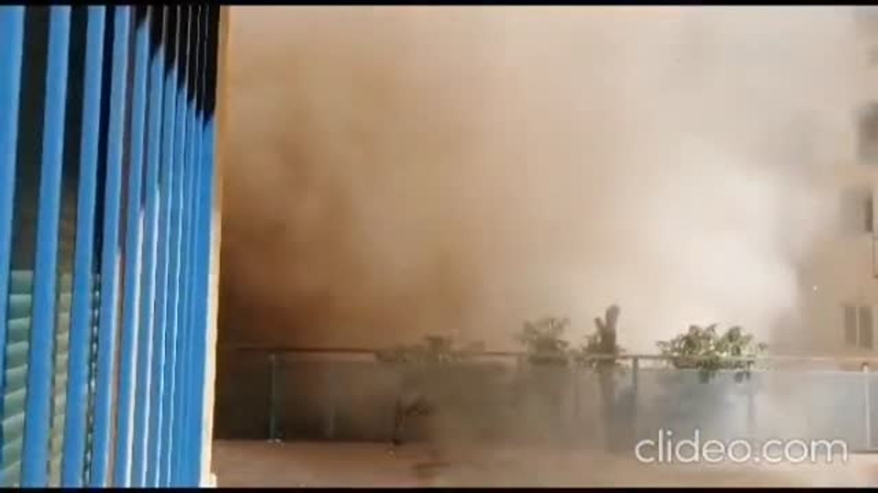 Se derrumba en Teruel un edificio de cinco plantas que acababa de ser desalojado