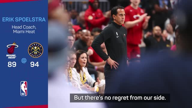 Spoelstra 'tips hat' to Nuggets after Heat are humbled