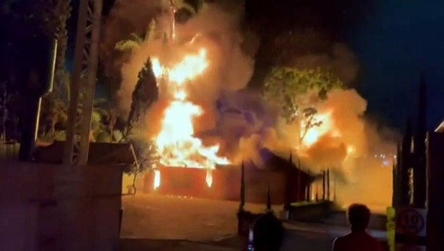 Incêndio destrói salão antes de jantar do Dia dos Namorados em Hortolândia