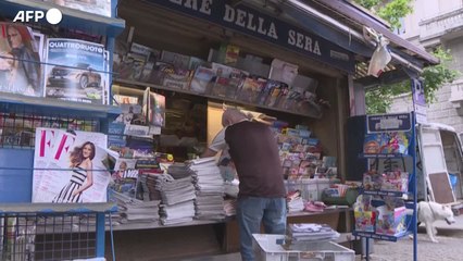 Berlusconi, le prime pagine dei giornali italiani