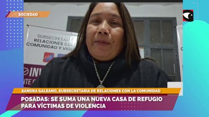 Sandra Galeano, subsecretaria de relaciones con la comunidad, manifestó que en la casa de refugio, cuentan con asistencia psicológica y asesoramiento jurídico gratis