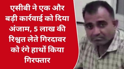 राजधानी में ACB का बड़ा धमाका, गिरदावर और तीन दलाल 5 लाख रुपए की रिश्वत लेते ट्रैप