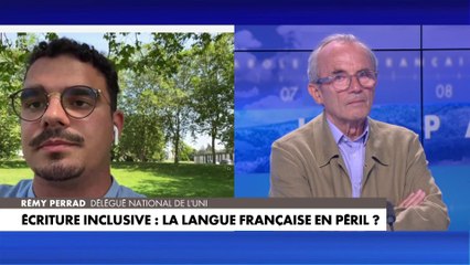 Rémy Perrad, délégué national de l’UNI, sur l’écriture inclusive : «Il y a une propagande qui est martelée depuis des années aux élèves»