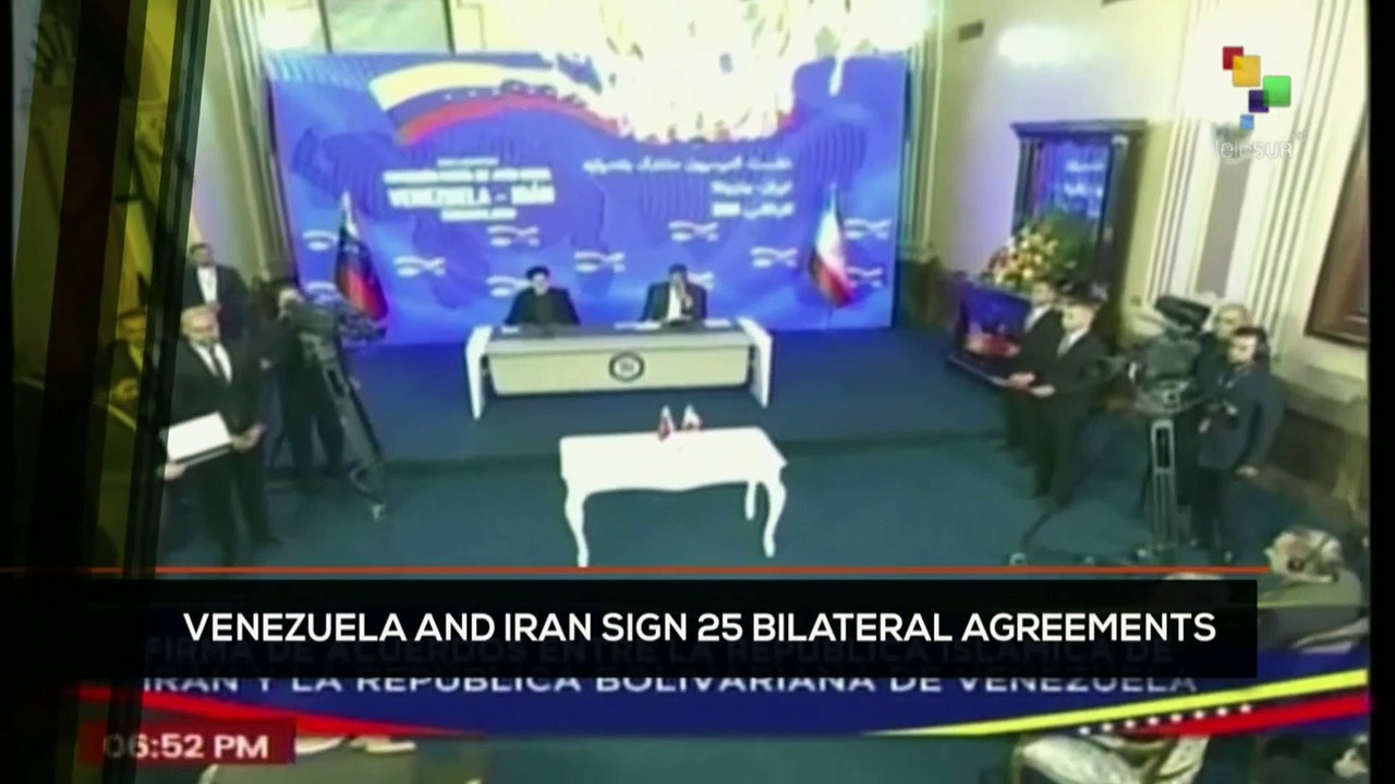 FTS 8:30 13-06: Venezuela and Iran sign 25 bilateral agreements