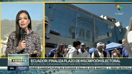Ecuador: Cierra el plazo de inscripción electoral