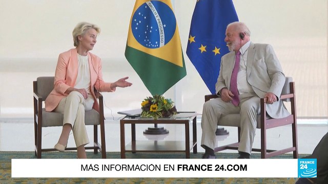 Amazonía y lazos comerciales, temas en la agenda de Ursula von der Leyen en Brasil