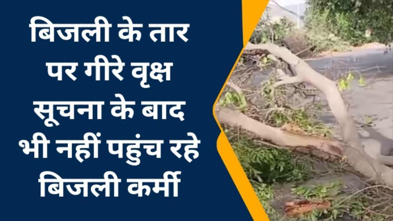 देवसर: आंधी तूफान की वजह से हुआ भारी नुकसान बिज...